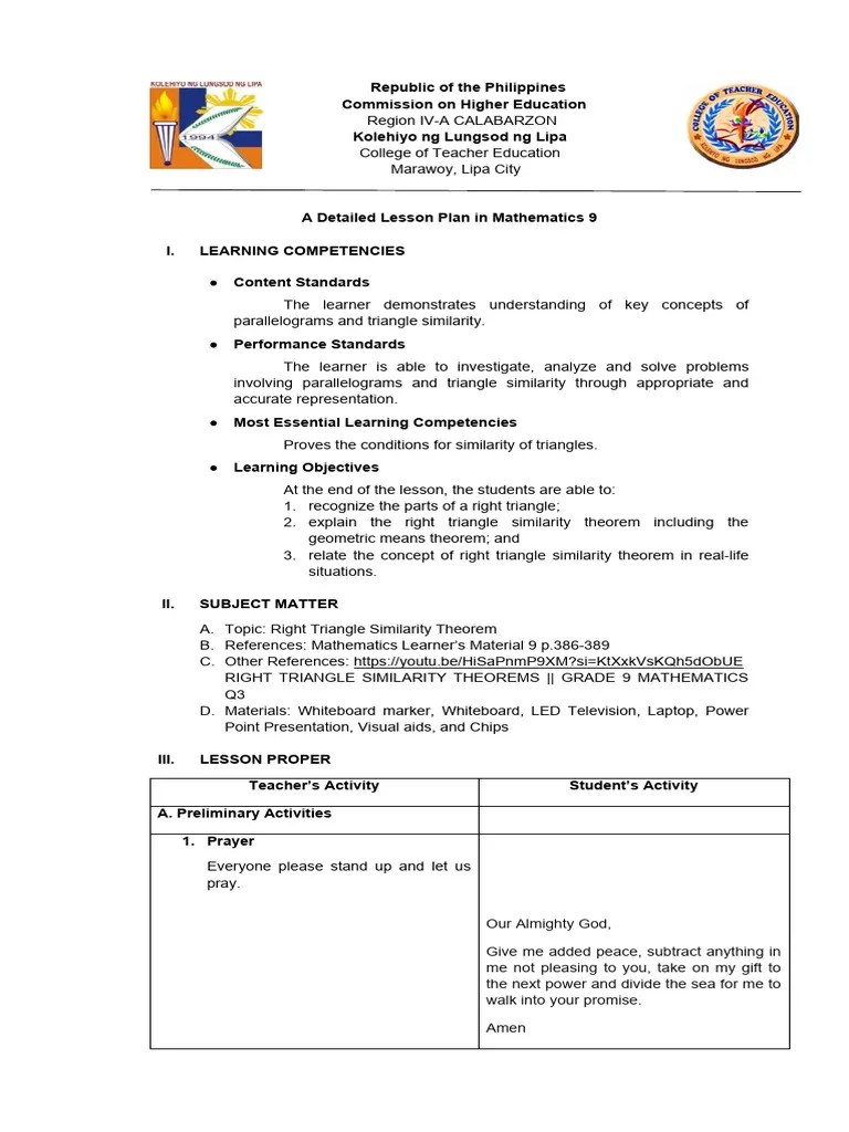 Right Triangle Similarity Theorem | PDF | Elementary Geometry | Triangle Geometry