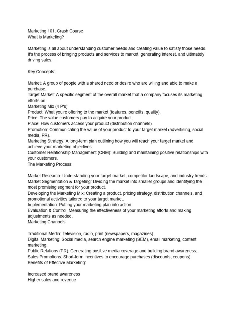 Marketing 4 | PDF | Marketing | Market Segmentation