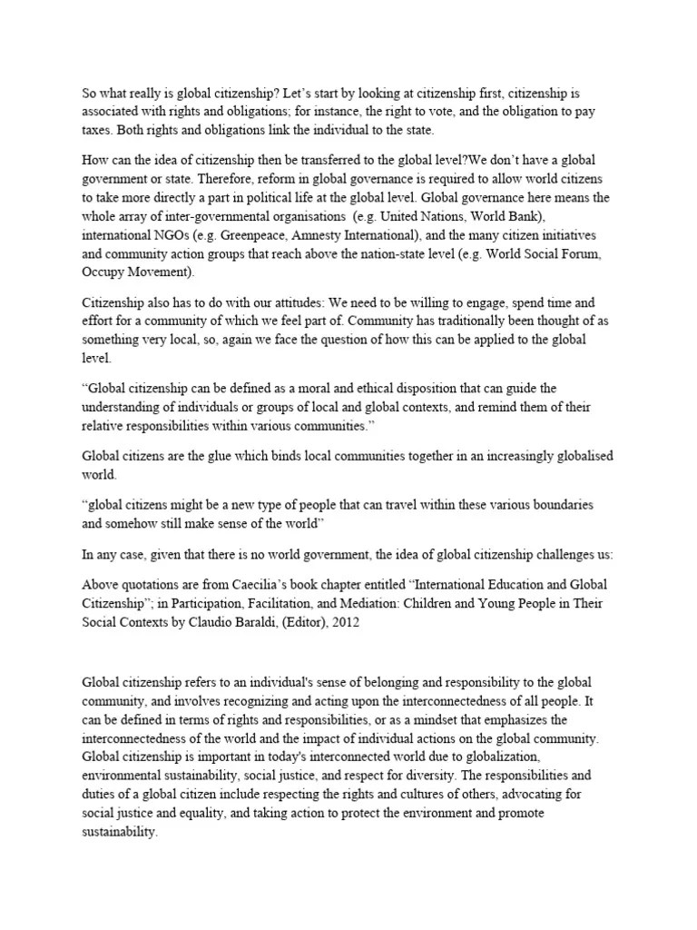 Contemporary World (Global Citizenship) | Download Free PDF ...