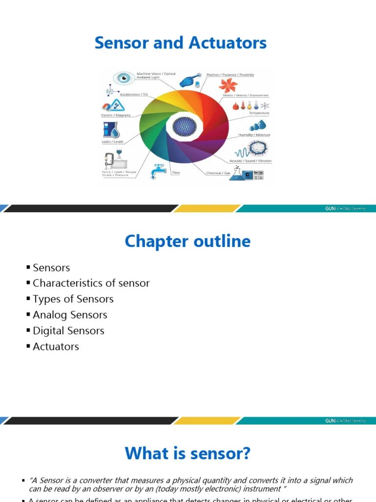 3 - Sensor And Actuators | PDF | Sensor | Actuator