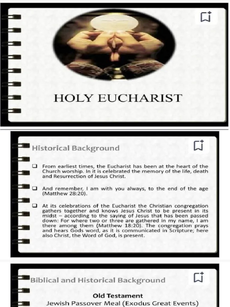 Holy Eucharist | PDF