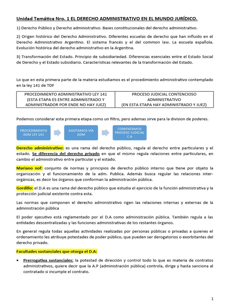 Derecho Administrativo Clase 2 | PDF