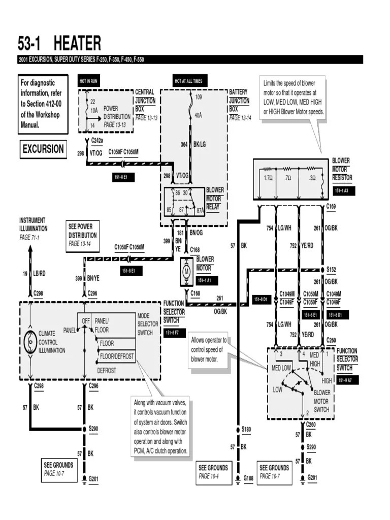 Blower Motor Wiring | PDF