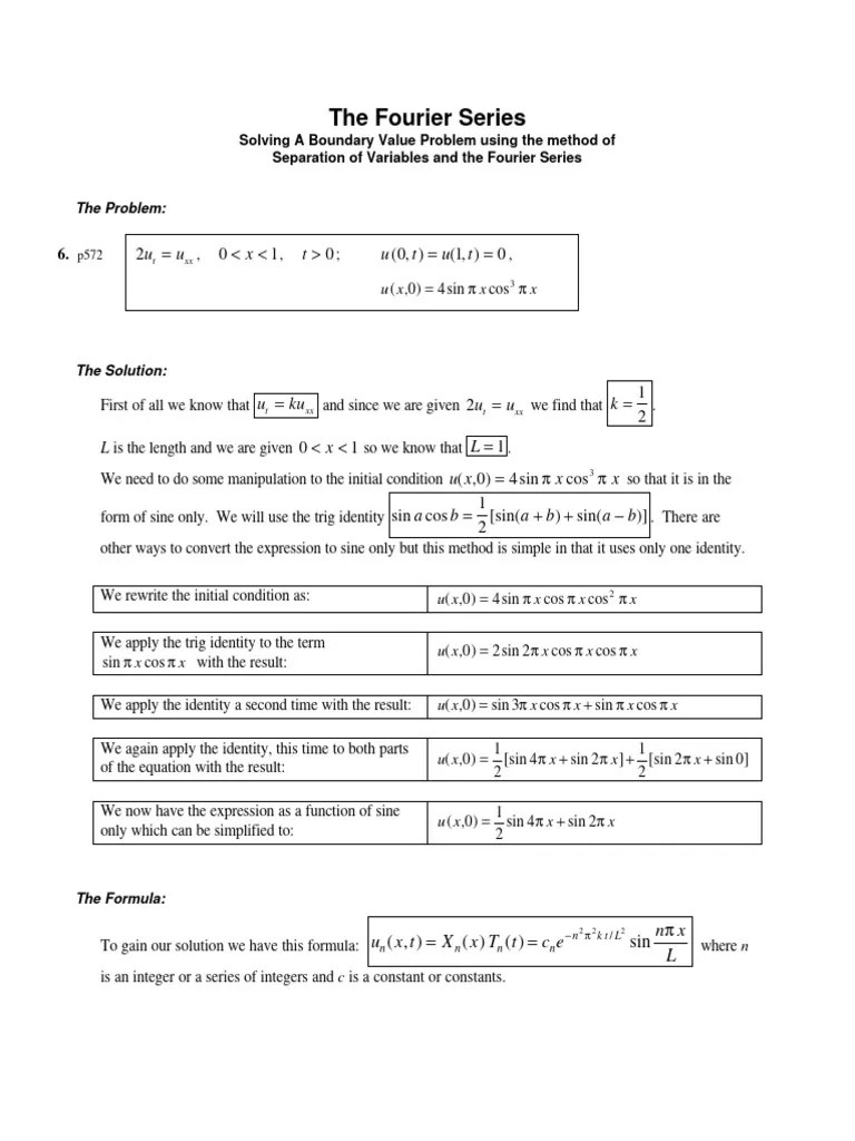Fourier Series | PDF | Numerical Analysis | Mathematical Analysis