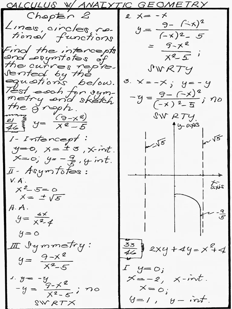 Differential Calculus Notes 2 | PDF