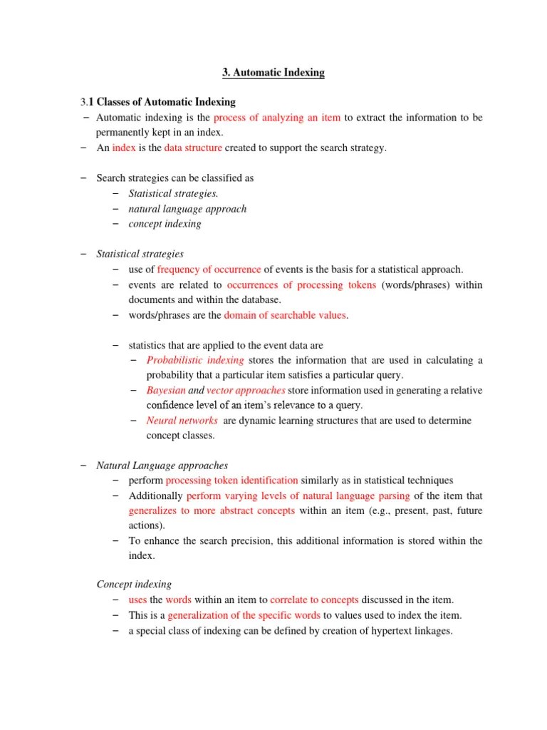 IRS Unit-3 | PDF | Search Engine Indexing | Cluster Analysis
