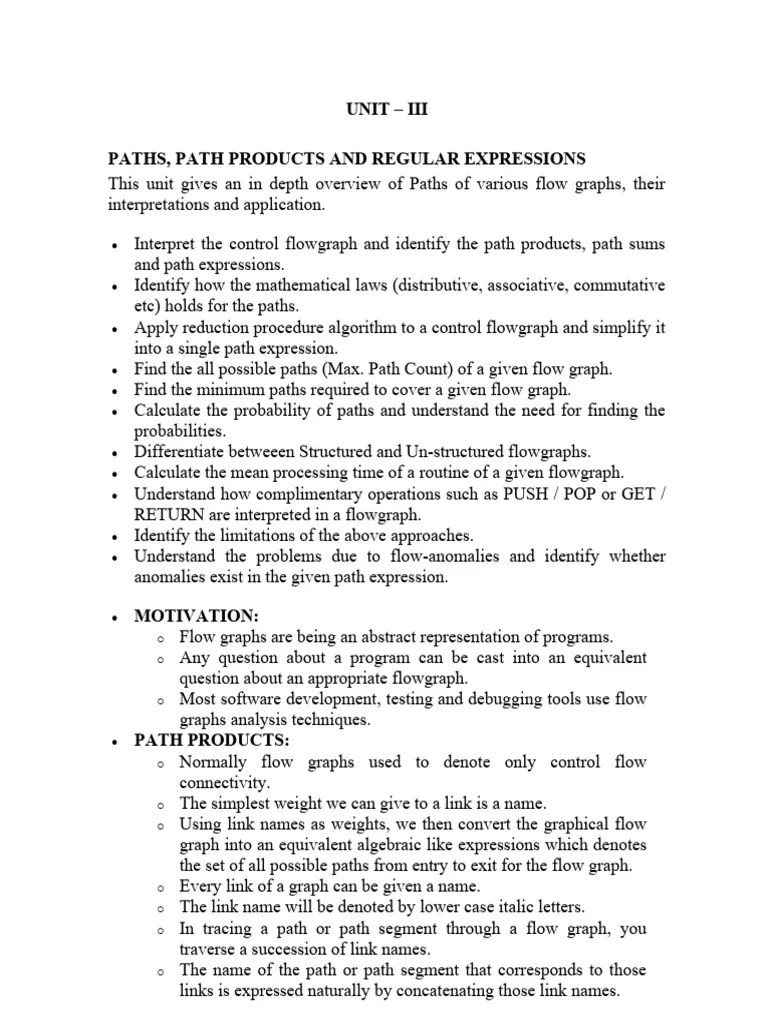 STM Unit - 3 | PDF | Graph Theory | Exponentiation