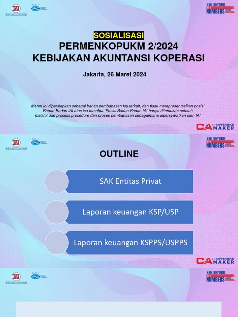 Materi - Permenkop - 2 THN 2024 - IAI | PDF