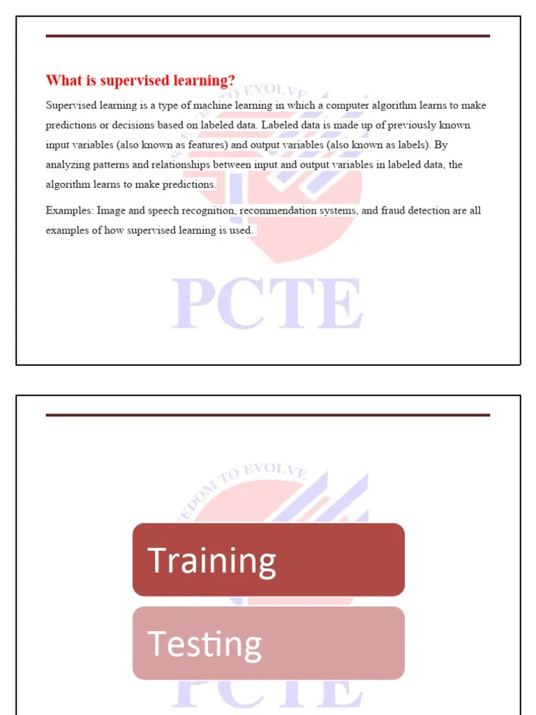 Machine Learning | PDF | Dependent And Independent Variables | Machine Learning