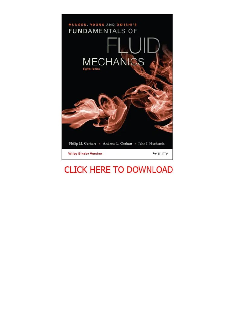 Fundamentals Of Fluid Mechanics | PDF