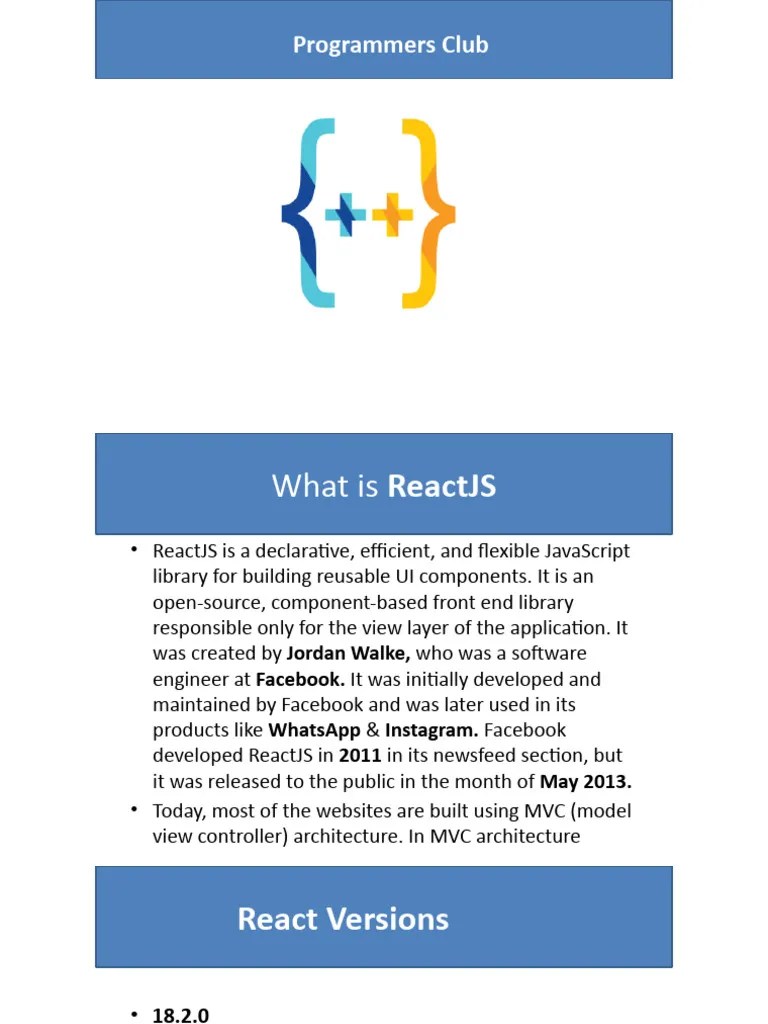 React Js Training - React Js Training In Mumbai - React Js Classes In ...