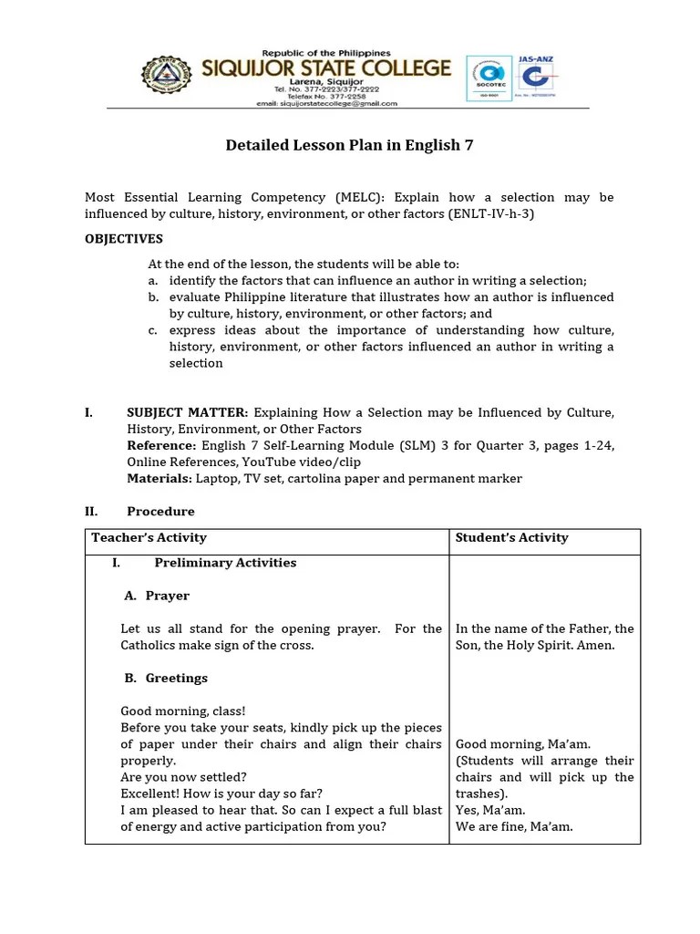English 7-Q3 Module 3 | PDF