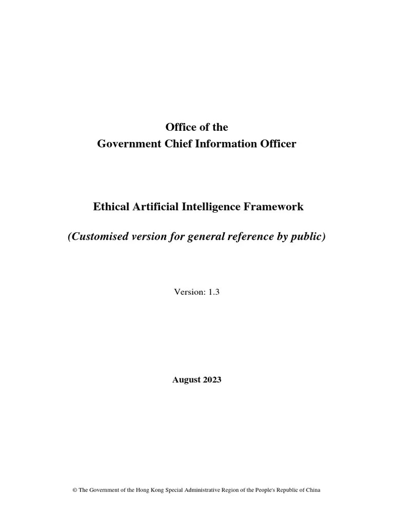 Ethical AI Framework | PDF | Artificial Intelligence | Intelligence (AI ...