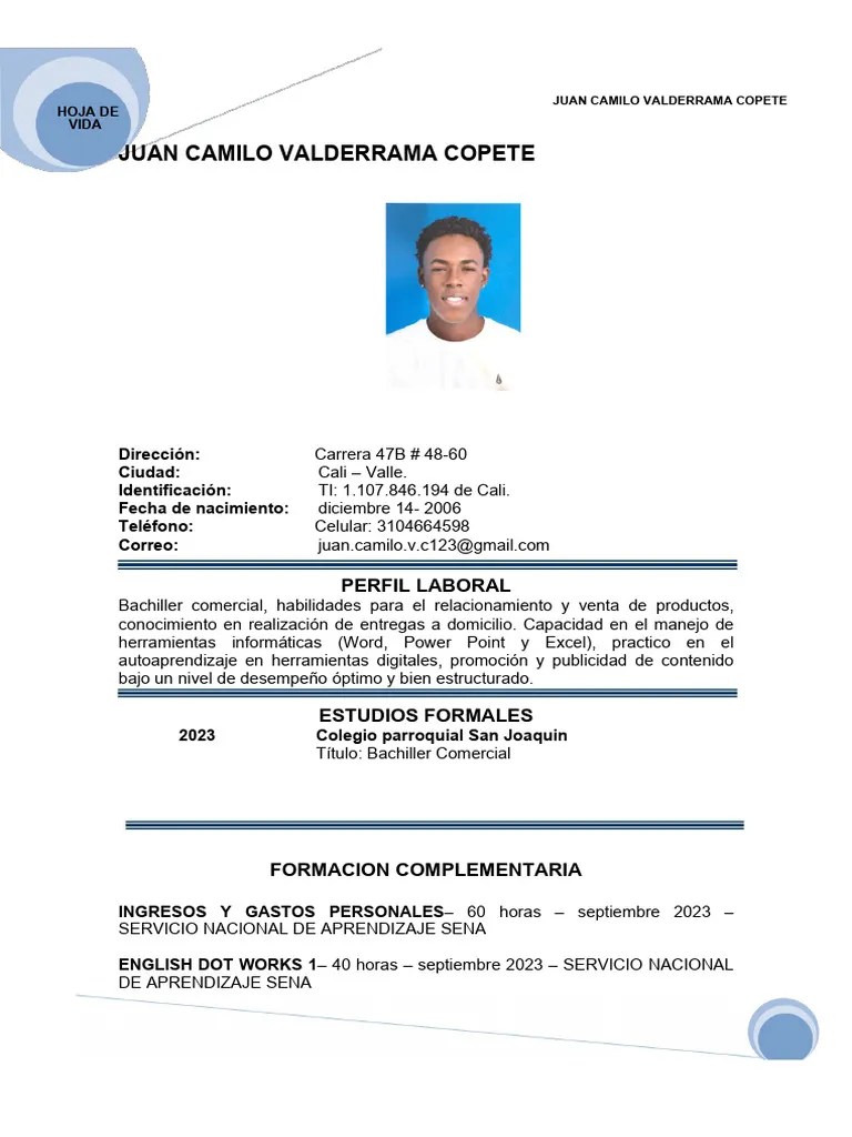 HDV Juan Camilo Valderram | PDF