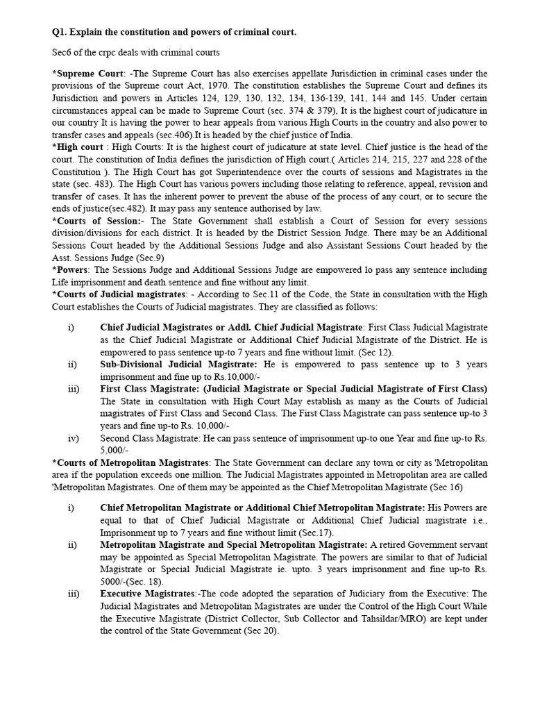 CRPC | PDF | Bail | Arrest