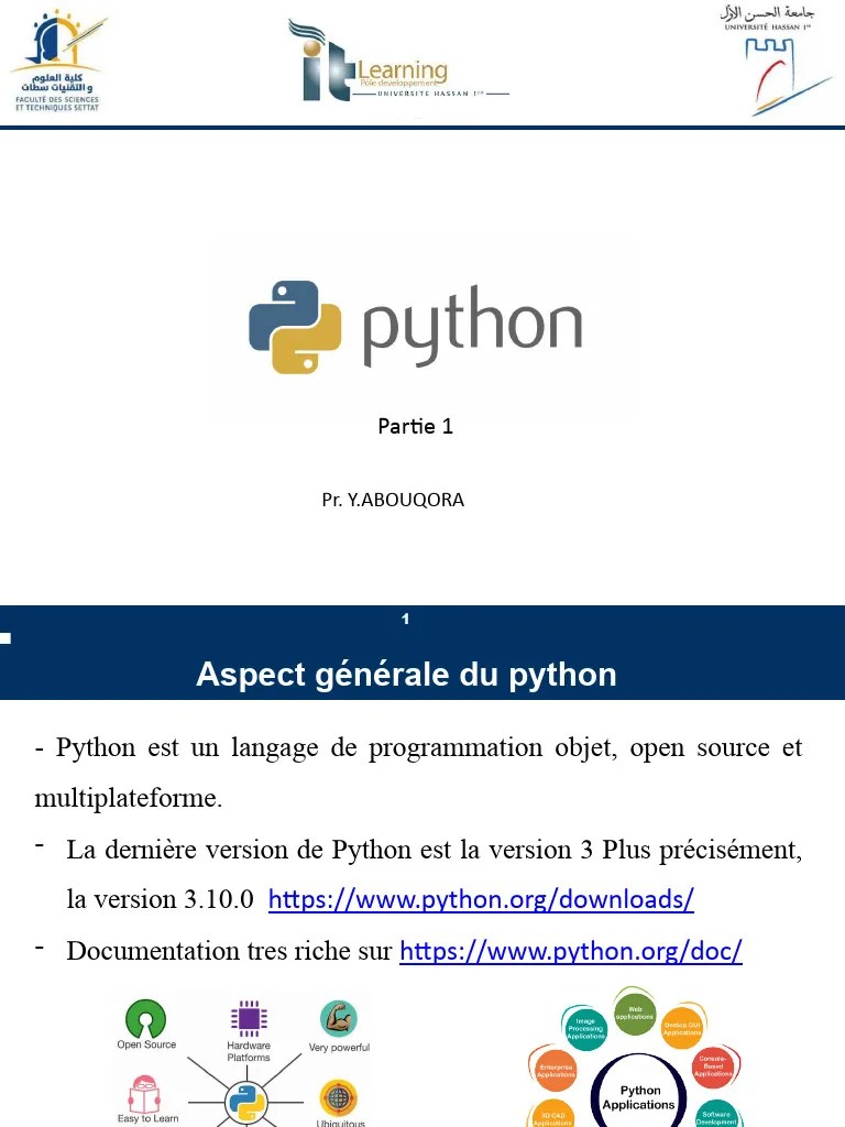 Python Initiation | PDF | Python (Langage De Programmation ...