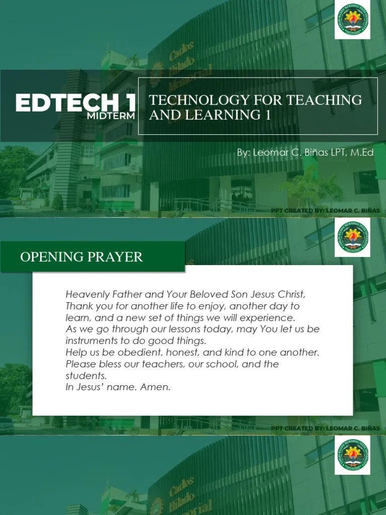 LESSON 1 - Educational Technology - Concept Roles And Definitions | PDF ...