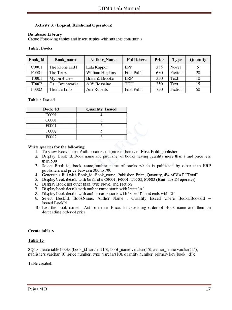 SQL3 | PDF | Relational Model | Applied Mathematics