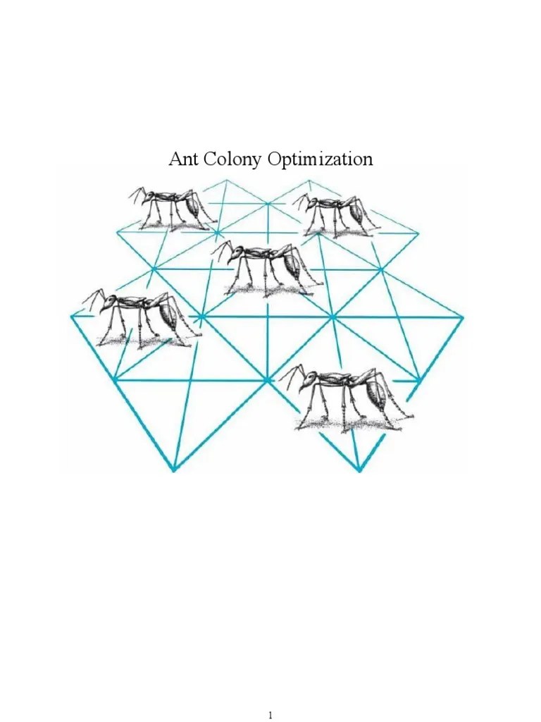 Ant Colony Optimization | PDF | Metaheuristic | Routing