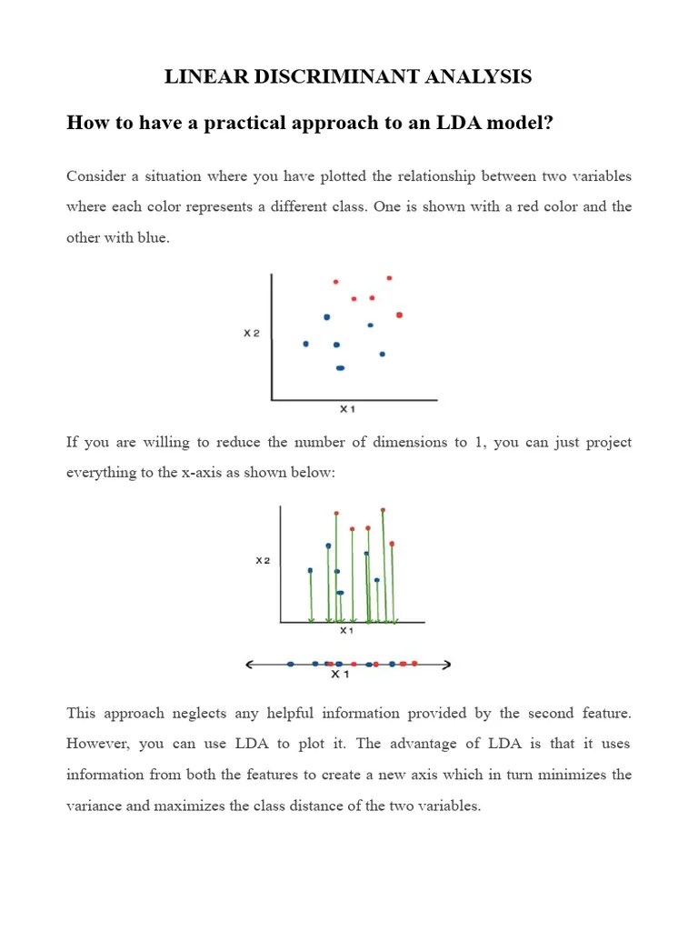 Linear Discriminant Analysis How To Have A Practical Approach To An LDA ...