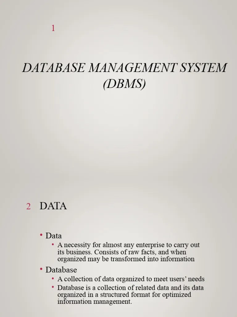 Database | PDF | Databases | Information Technology