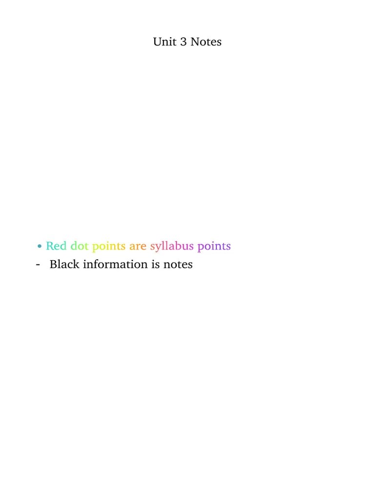 Biology Notes Unit 3 | PDF | Dominance (Genetics) | Meiosis