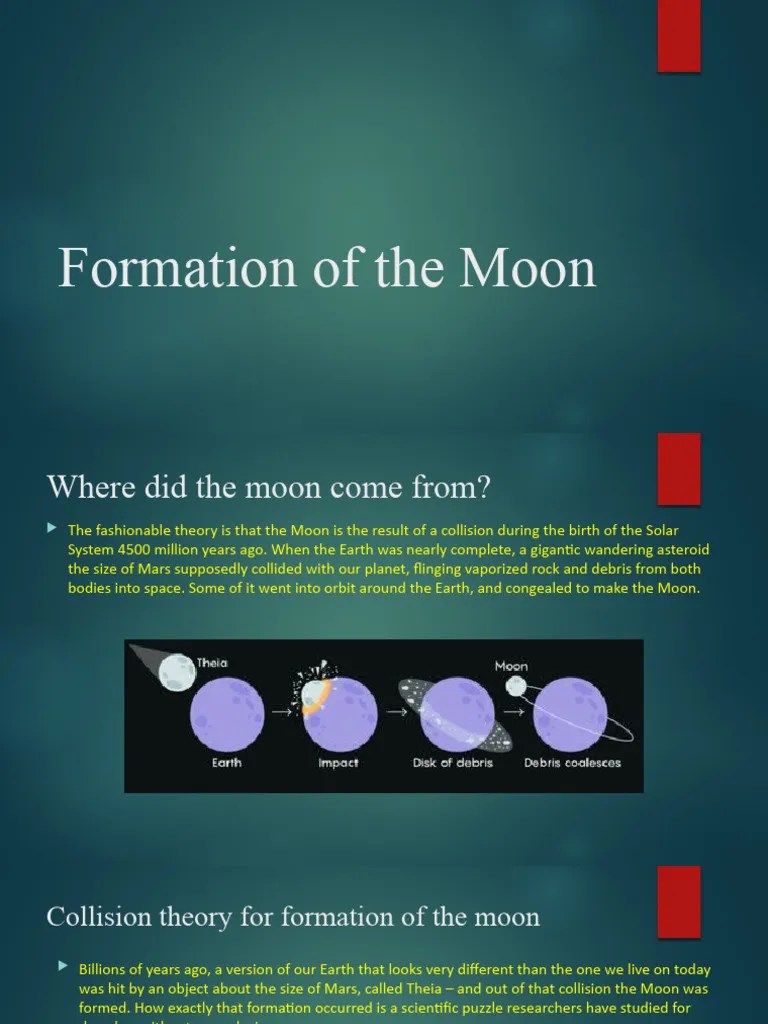 Formation Of The Moon | PDF | Plate Tectonics | Moon