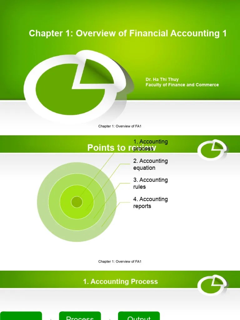 Chapter 1 - Overview Of Financial Accounting 1 | PDF | Financial ...
