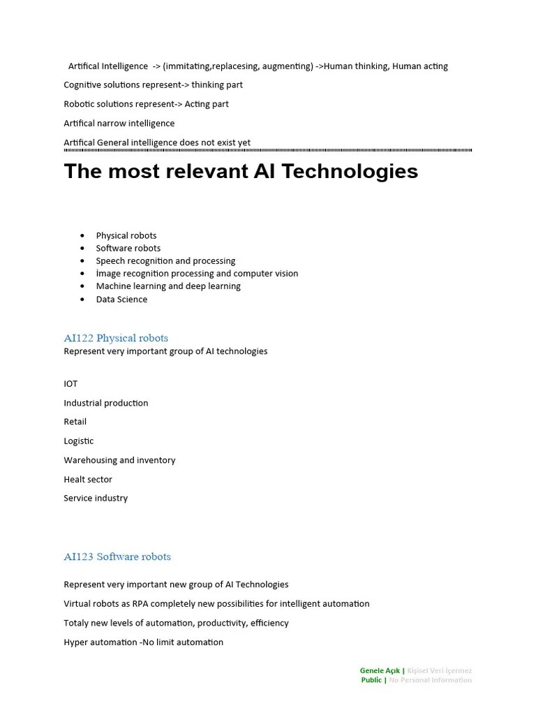 Ai Istqb | PDF | Artificial Intelligence | Intelligence (AI) & Semantics
