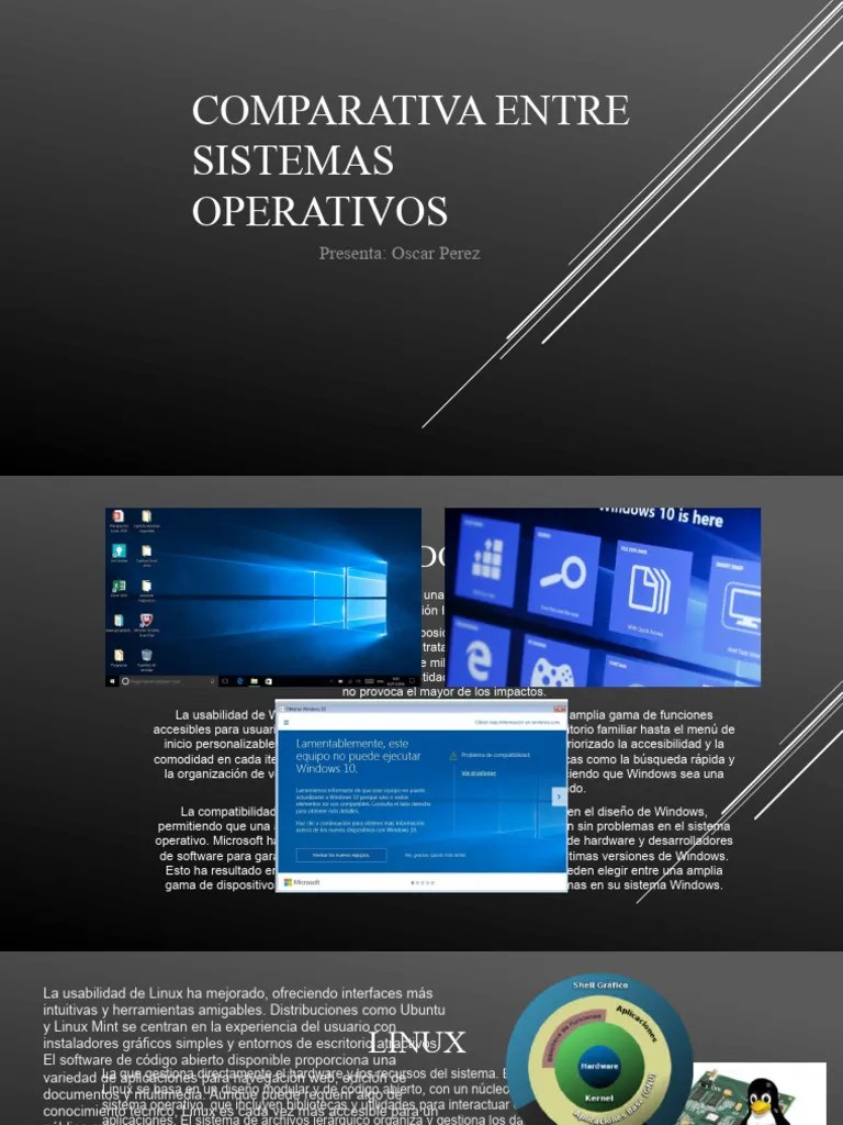 Sistemas Operativos Windows Linux Y MacOS | PDF | Mac OS | Microsoft ...