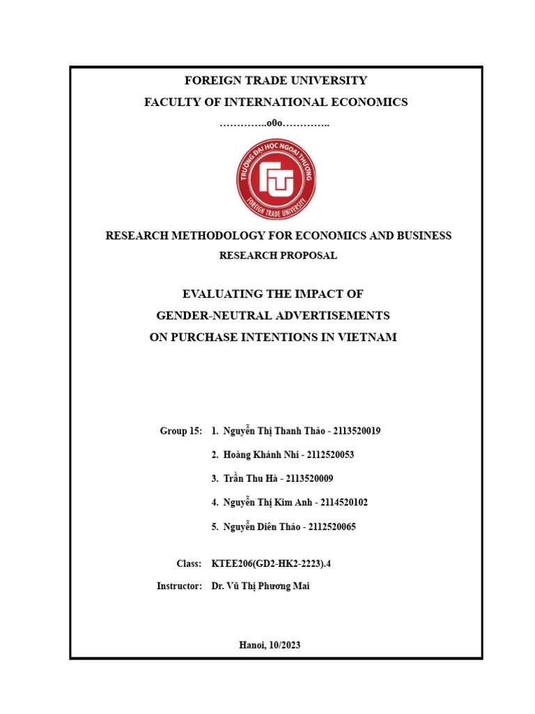 First Draft 1 | PDF | Attitude (Psychology) | Brand