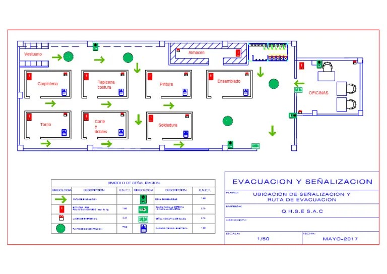 PLANO DE EVACUACION | PDF