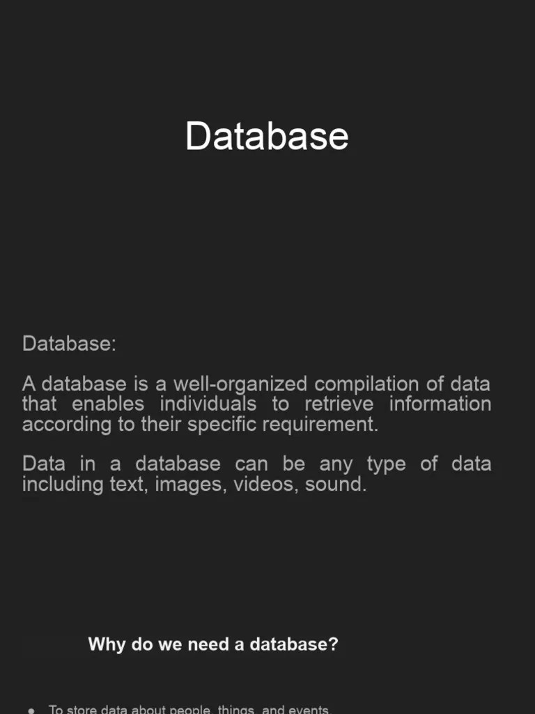 Database | Download Free PDF | Sql | Databases