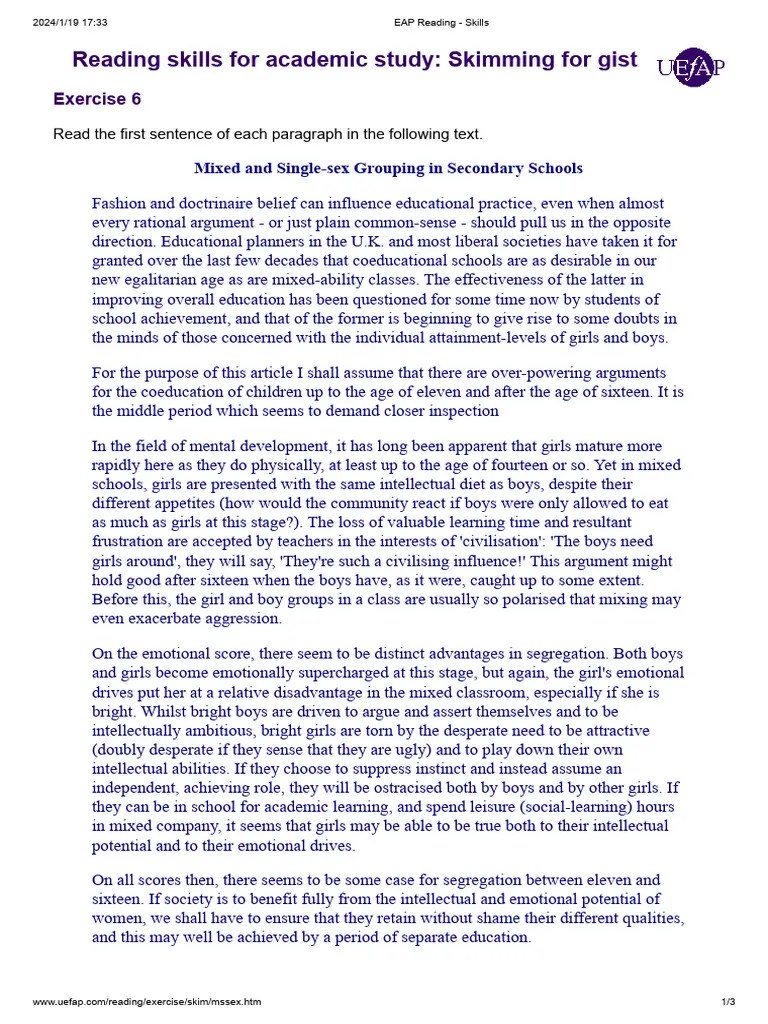 13 EAP Reading - Skills | PDF | Social Science | Science & Mathematics