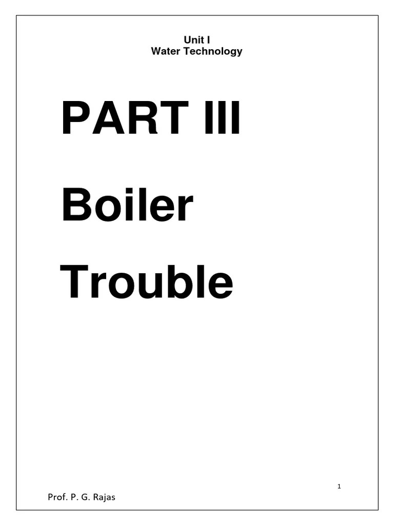 WATER TECHNOLOGY Part III | PDF | Corrosion | Sodium Hydroxide