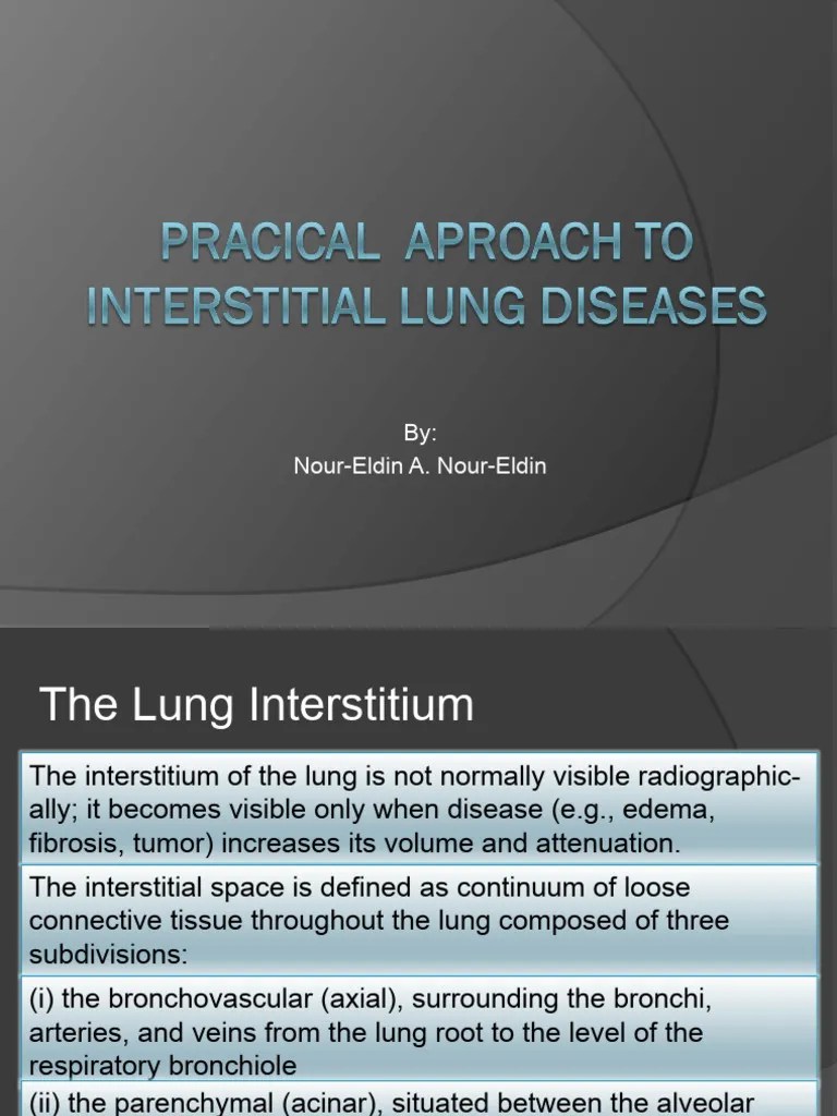 Approach-to-interstitial-lung-diseases | PDF | Lung | Lung Cancer
