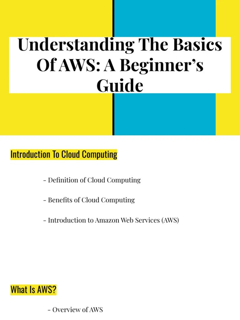 Understanding The Basics Of AWS_ A Beginner’s Guide | PDF