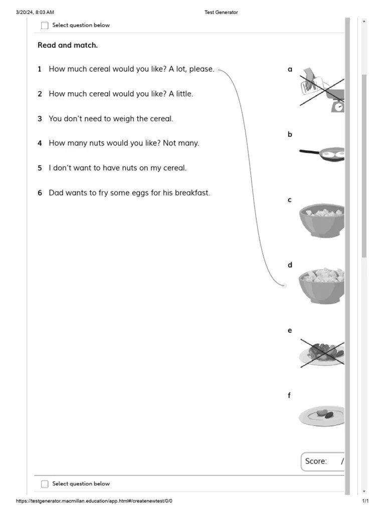 Test Generator | PDF