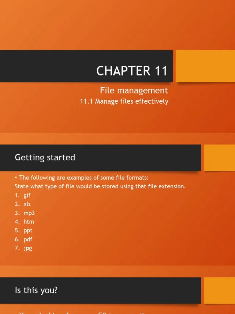 CHAPTER 11 File Management | PDF | Computer File | Directory (Computing)