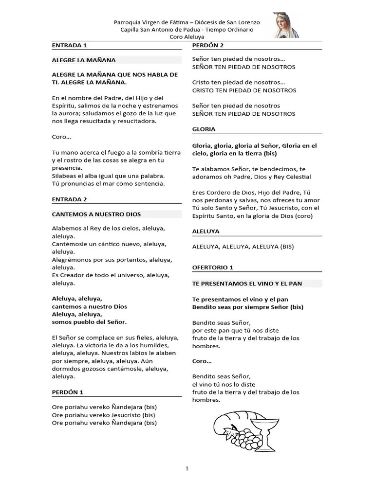 Cantoral Católico | PDF | Cristo (título) | María, Madre De Jesús