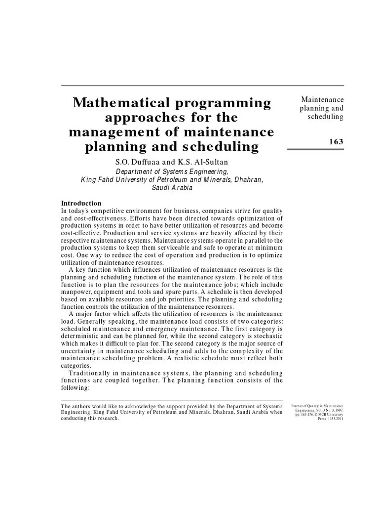 Mathematical Programming | PDF | Mathematical Optimization | Forecasting