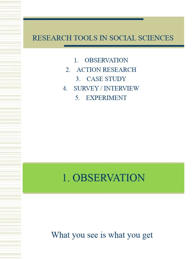 Pps Research Methodology Research Tools Pdf Survey Methodology