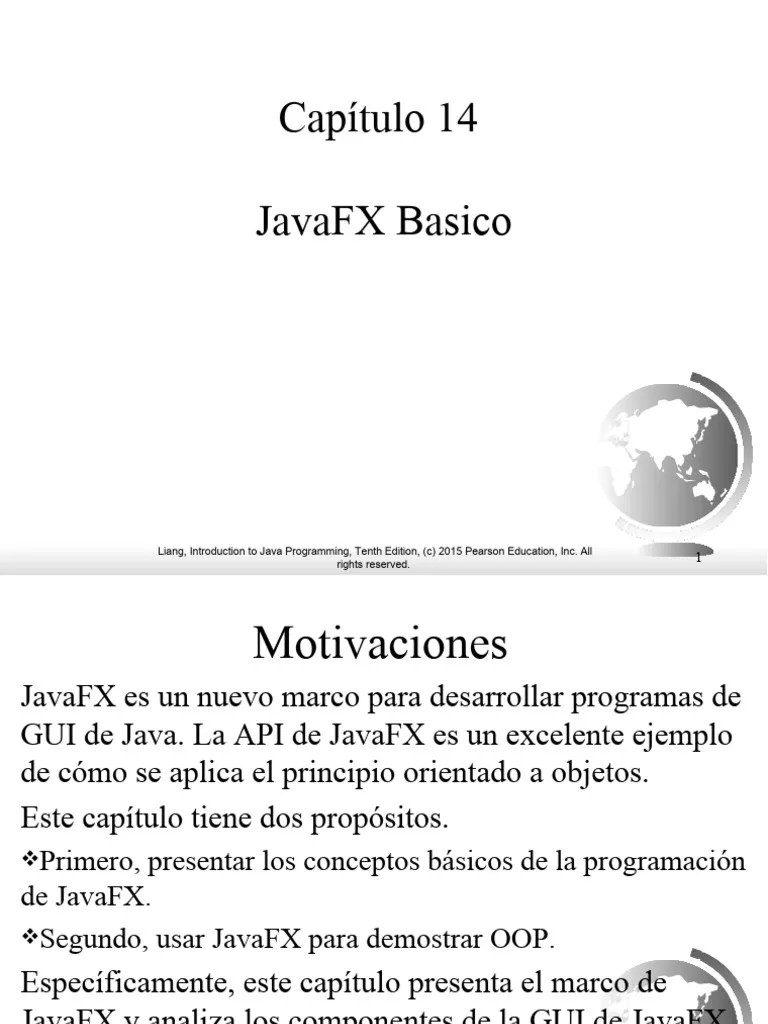 Presentacion14 - JavaFx Basico | PDF | Interfaces Gráficas De Usuario ...
