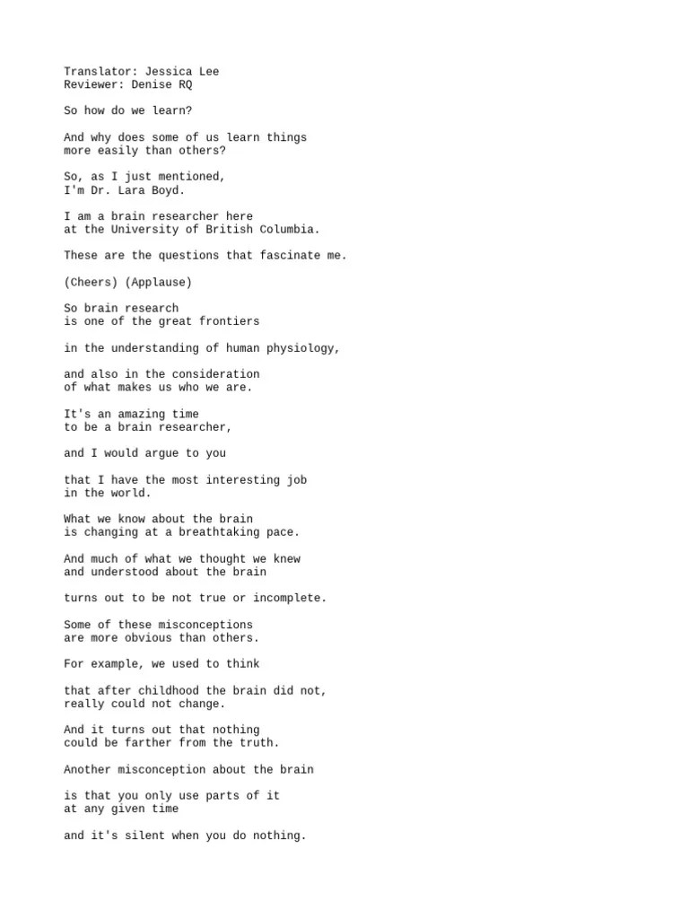 (English) After Watching This, Your Brain Will Not Be The Same - Lara ...