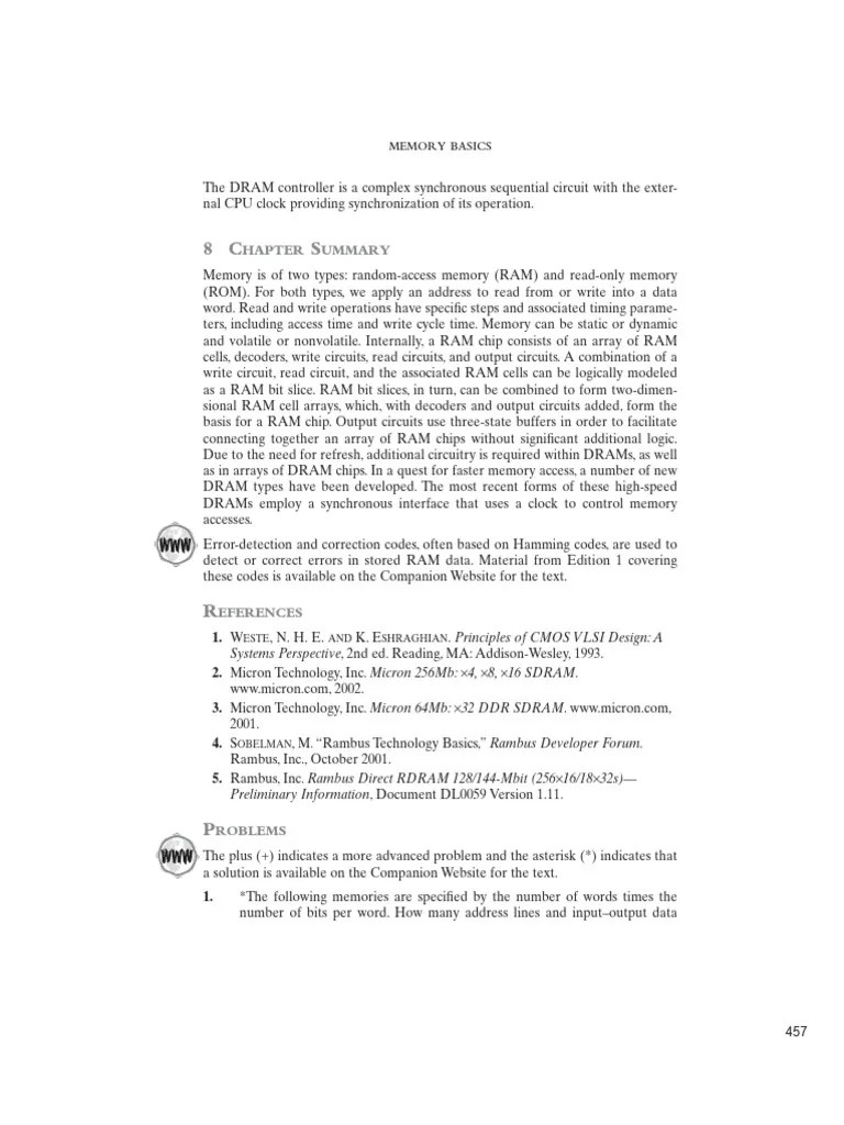 5-4 - Chapter 8 - HW 5 - Exercises Logic - And - Computer - Design ...