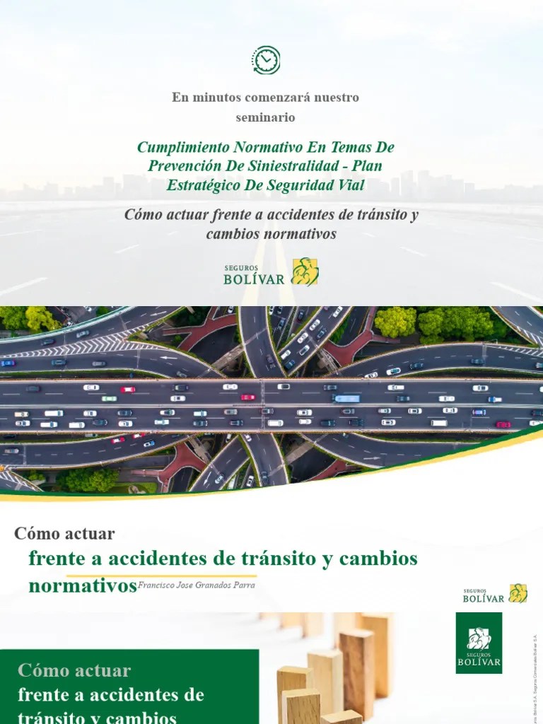 16 De Febrero Cómo Actuar Frente A Accidentes De Tránsito Y Cambios ...