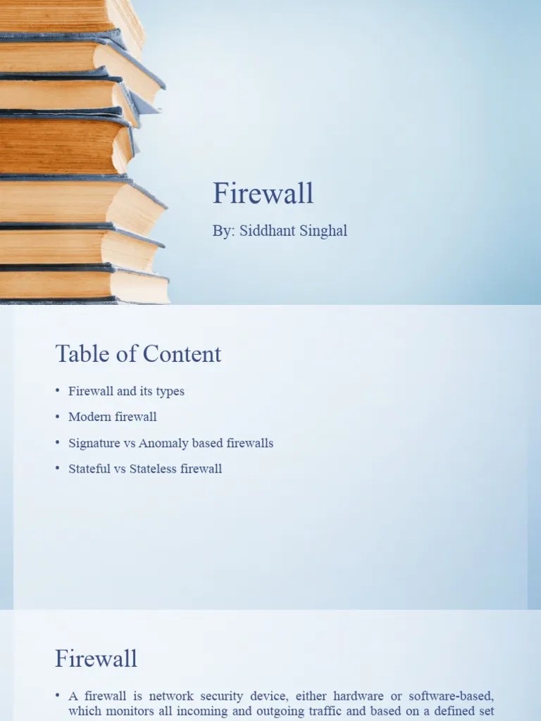 Firewall | PDF | Firewall (Computing) | Computer Network