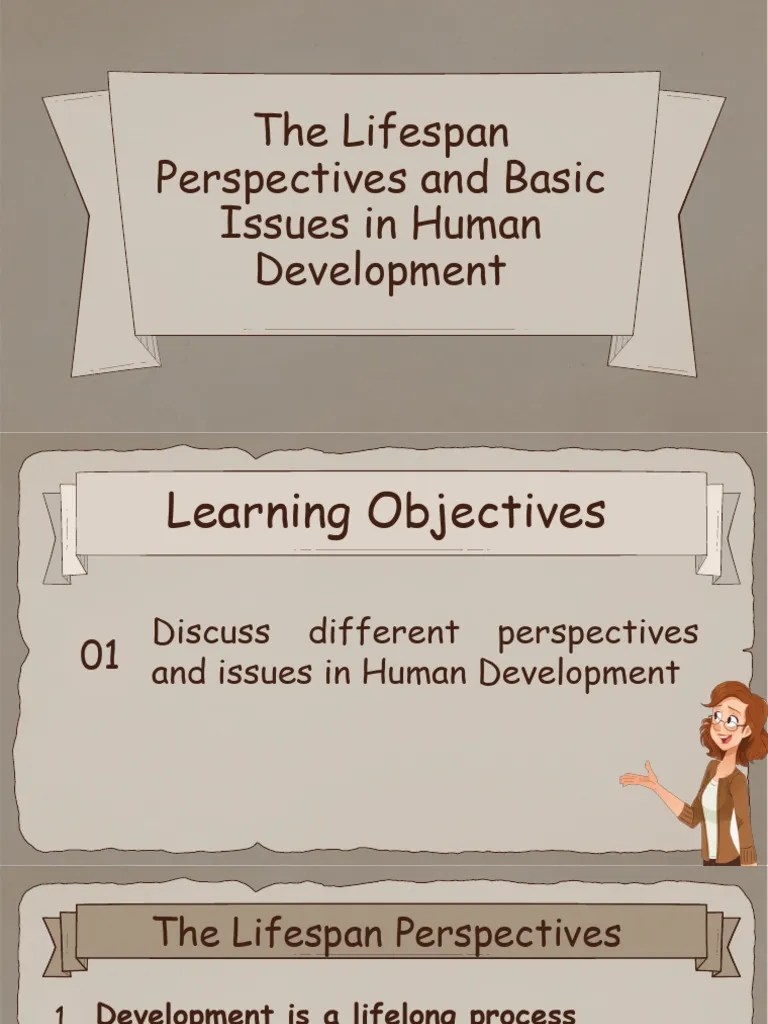 Lesson 4 Perspectives And Basic Issues In Human Development | Download ...