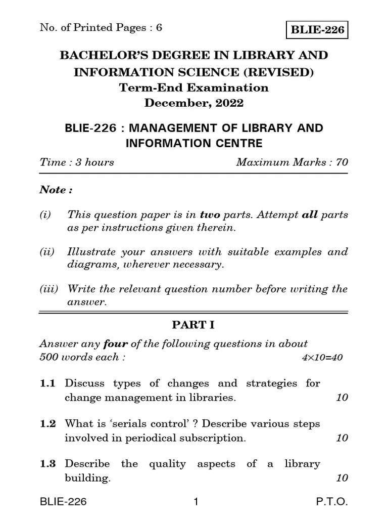 Managment Of Library And Information Centre | PDF | Libraries ...
