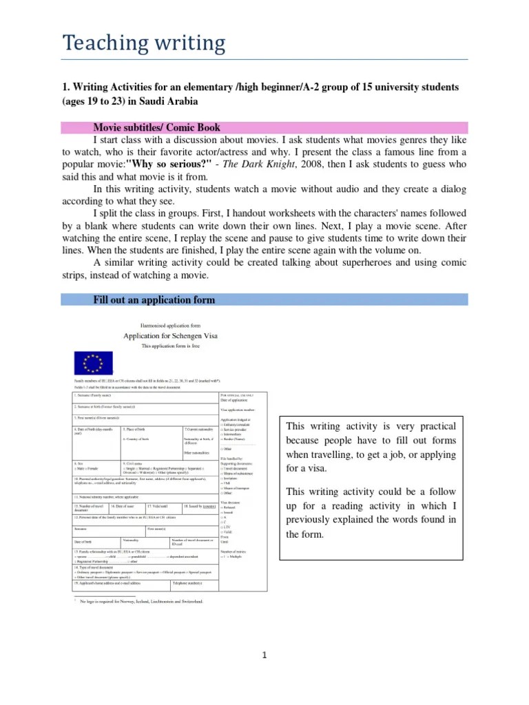 Teaching Writing | PDF | Human Communication